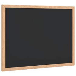 Tableau noir avec cadre bois de pin massif noir 40x30 cm 634778634778