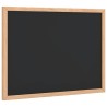 Tableau noir avec cadre bois de pin massif noir 40x30 cm 634778634778