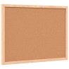 Tableau noir avec cadre bois de pin massif noir 40x30 cm 634778634778