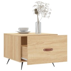 Tables basses 2 pcs chêne sonoma 50x50x40 cm bois d'ingénierie 634780634780