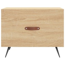 Tables basses 2 pcs chêne sonoma 50x50x40 cm bois d'ingénierie 634780634780