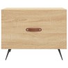 Tables basses 2 pcs chêne sonoma 50x50x40 cm bois d'ingénierie 634780634780
