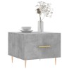 Tables basses 2 pcs gris béton 50x50x40 cm bois d'ingénierie 634782634782