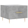 Tables basses 2 pcs gris béton 50x50x40 cm bois d'ingénierie 634782634782