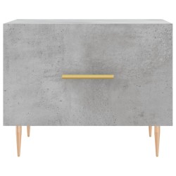 Tables basses 2 pcs gris béton 50x50x40 cm bois d'ingénierie 634782634782