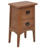Table de chevet Bois de sapin massif 40 x 29 x 68 cm Marron 634783634783