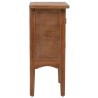 Table de chevet Bois de sapin massif 40 x 29 x 68 cm Marron 634783634783