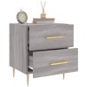 Tables de chevet 2 pcs sonoma gris 40x35x47,5 cm 634784634784