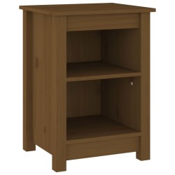 Tables de chevet 2 pcs Marron miel 40x35x55 cm Bois pin massif 634785634785