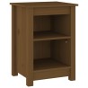 Tables de chevet 2 pcs Marron miel 40x35x55 cm Bois pin massif 634785634785
