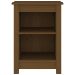 Tables de chevet 2 pcs Marron miel 40x35x55 cm Bois pin massif 634785634785