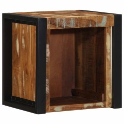 Tables de chevet 2 pcs multicolore 40x35x40cm bois récupération 634786634786
