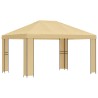 Pavillon 4 × 3 m Crème Polyester et Acier 190 gsm 634798634798