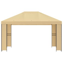 Pavillon 4 × 3 m Crème Polyester et Acier 190 gsm 634798634798
