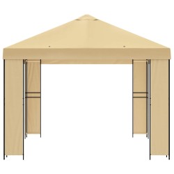Pavillon 4 × 3 m Crème Polyester et Acier 190 gsm 634798634798