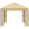 Pavillon 4 × 3 m Crème Polyester et Acier 190 gsm 634798634798