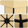 Pavillon 4 × 3 m Crème Polyester et Acier 190 gsm 634798634798