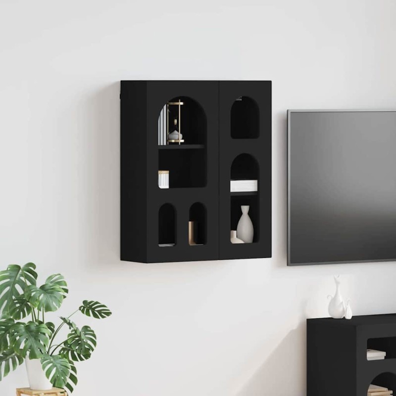 Armoire suspendue ELST Noir 59 x 20 x 71,5 cm Bois d'ingénierie 634799634799