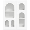 Armoire suspendue ELST Blanc brillant 59 x 20 x 71,5 cm 634803634803