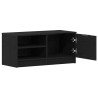 Meuble TV Chêne noir 80 x 35 x 36,5 cm Bois d'ingénierie 634804634804