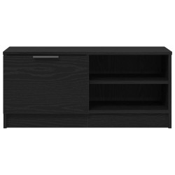 Meuble TV Chêne noir 80 x 35 x 36,5 cm Bois d'ingénierie 634804634804