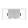 Meuble TV Blanc brillant 100x35x40 cm Bois d'ingénierie 634807634807