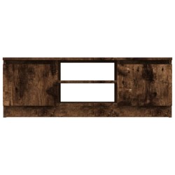Meuble TV avec porte Chêne fumé 102x30x36 cm 634808634808