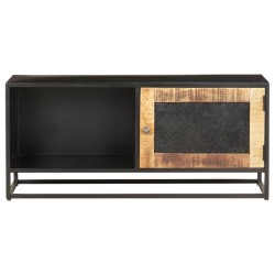 Meuble TV 90x30x40 cm Bois de manguier brut 634809634809