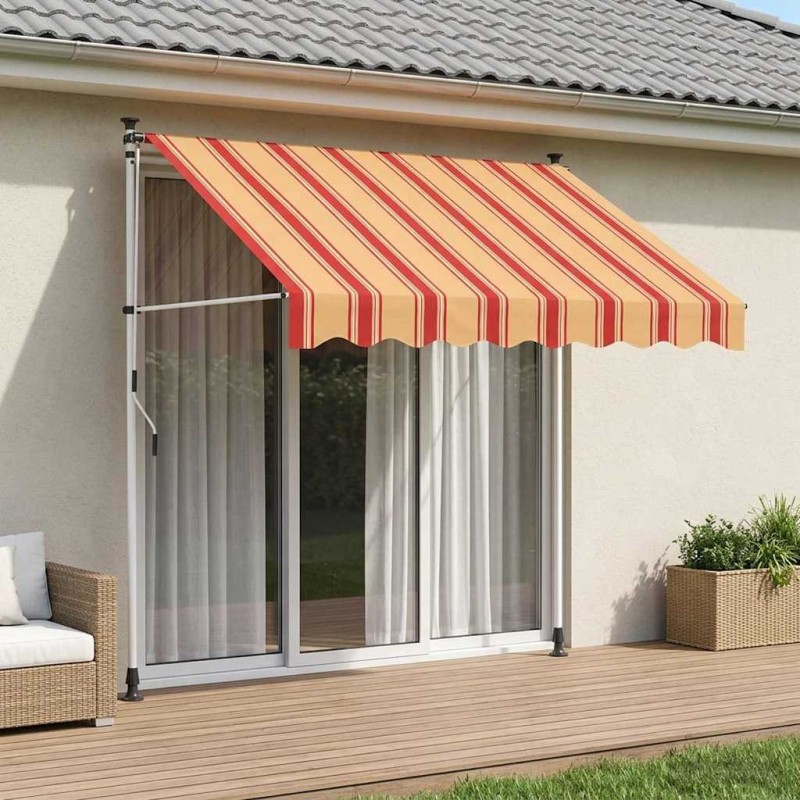 Auvent rétractable manuel Multicolore 400 x 115 x 300 cm 634812634812