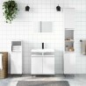 Armoire de bain blanc brillant 58x33x60 cm bois d'ingénierie 634813634813