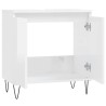 Armoire de bain blanc brillant 58x33x60 cm bois d'ingénierie 634813634813