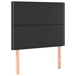 Tête de lit Noir 90x5x118/128 cm Similicuir 634818634818