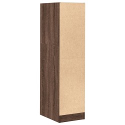 Armoire apothicaire chêne marron 30x41x118 cm bois d'ingénierie 634820634820