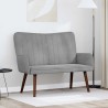 Sofa 2 places Gris clair 115 x 61 x 87 cm Velours (V) 634821634821