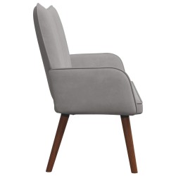 Sofa 2 places Gris clair 115 x 61 x 87 cm Velours (V) 634821634821