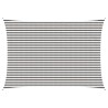 Voile d'ombre Gris clair et blanc 3 x 6 m HDPE 634830634830