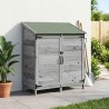 Abri de jardin Gris 106,5 x 56 x 113,5 cm Bois de Sapin Massif 634832634832