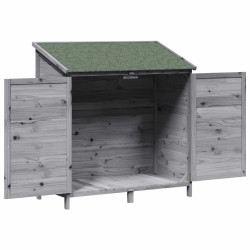 Abri de jardin Gris 106,5 x 56 x 113,5 cm Bois de Sapin Massif 634832634832