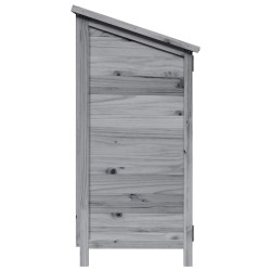Abri de jardin Gris 106,5 x 56 x 113,5 cm Bois de Sapin Massif 634832634832