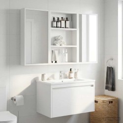 Armoire murale de salle de bain Blanc 40 x 10 x 60,5 cm 634838634838