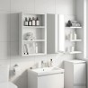 Armoire murale de salle de bain Blanc 40 x 10 x 60,5 cm 634838634838