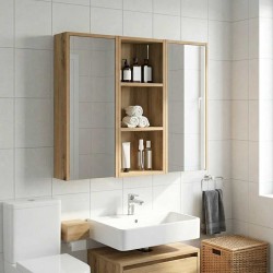 Armoire murale de salle de bain Chêne artisan 30 x 14 x 70 cm 634839634839