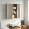 Armoire murale de salle de bain Chêne artisan 30 x 14 x 70 cm 634839634839