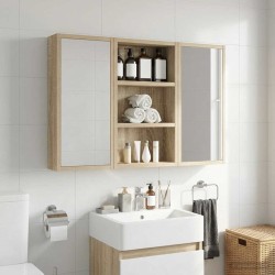 Armoire murale de salle de bain Chêne Sonoma 30 x 10 x 50 cm 634841634841