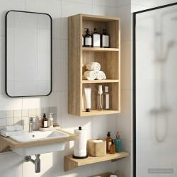 Armoire murale de salle de bain Chêne Sonoma 30 x 16 x 62,5 cm 634842634842