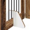 Porte de chien pliable avec supports 2 pcs Bois ancien 120,5 cm 635710635710