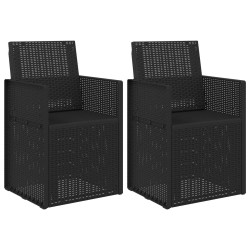 Chaises de jardin salle à manger 2 pcs Anthracite PP 635717635717