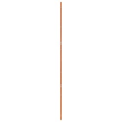 Porte de grange Brun cire 80 x 2,5 x 208 cm Bois de pin massif 635718635718