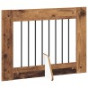 Porte de chien pliable avec supports 2 pcs Bois ancien 160,5 cm 635731635731