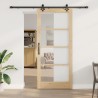 Porte coulissante ORKDAL Naturel et Noir 93 x 211 cm 635734635734